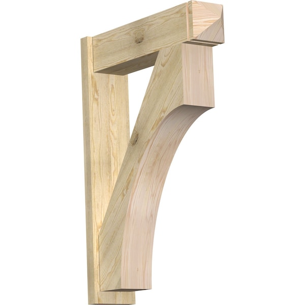 Ekena Millwork Westlake Rough Sawn Arts and Crafts Outlooker, Douglas Fir, 8"W x 32"D x 44"H OUT08X32X44WTL03RDF - main